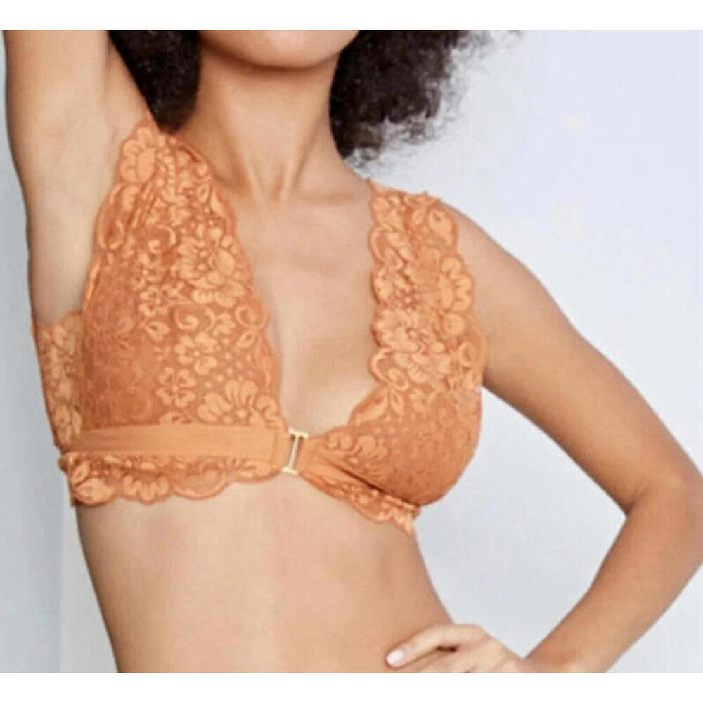 We Are HAH Got Ur Back Bra Brown Sugar Lace Size XS